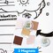 BAZIC CLASSIQUE Cork Framed Magnetic Dry Erase Board 17" X 23"